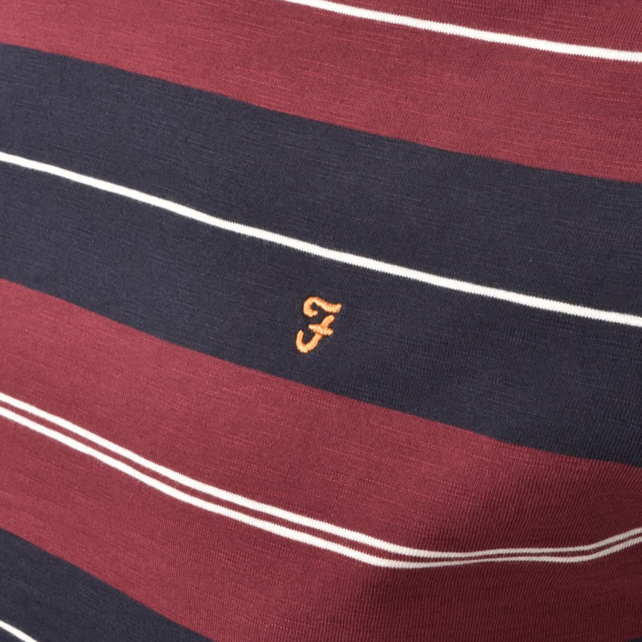 Alternative Image for ProductFarah Vintage Alfred T Shirt Burgundy3
